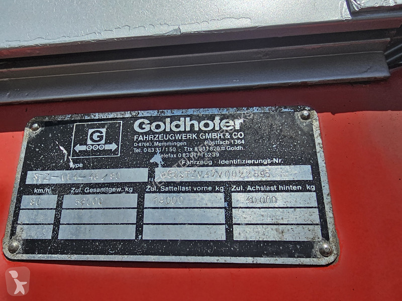 Semitrailer Goldhofer STZ - VL4 - 46/80 /...