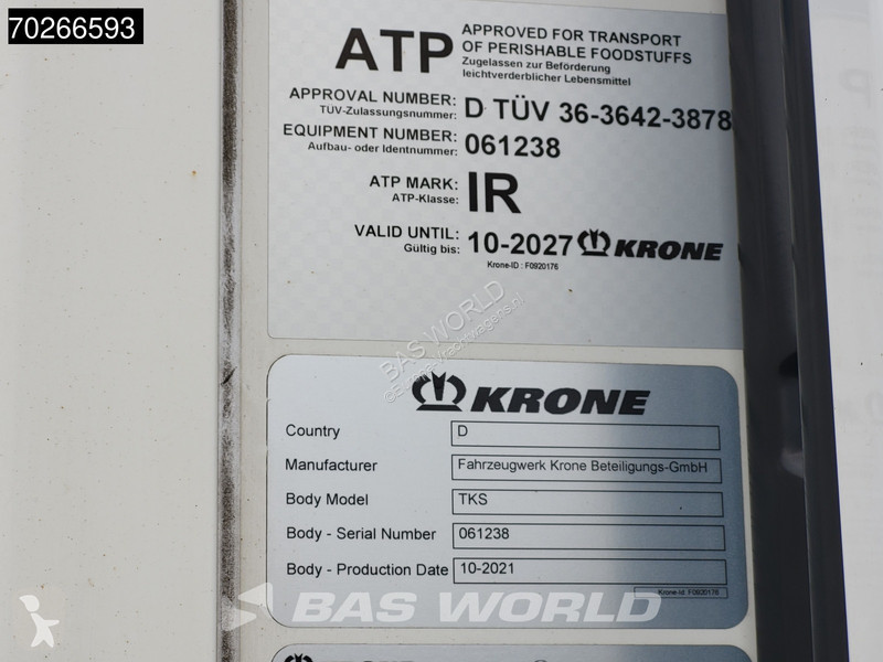 Semirimorchio Krone Thermo King 400 ATP Valid -...