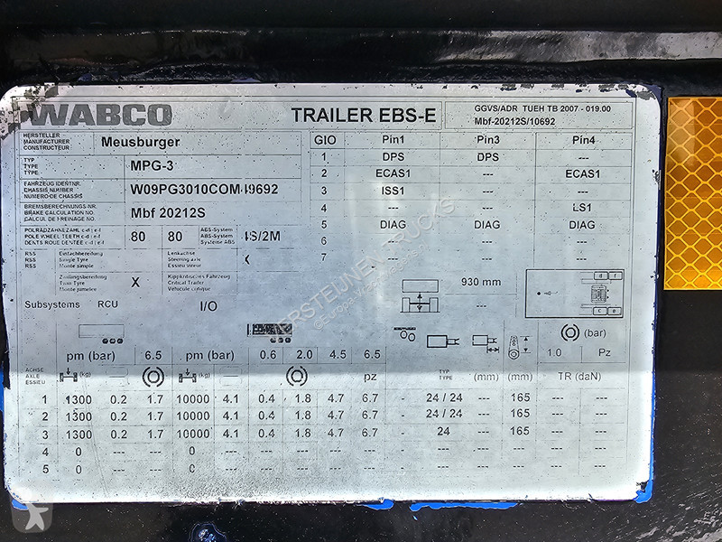 Semiremorca Meusburger MPG 3 / LOW BED /...
