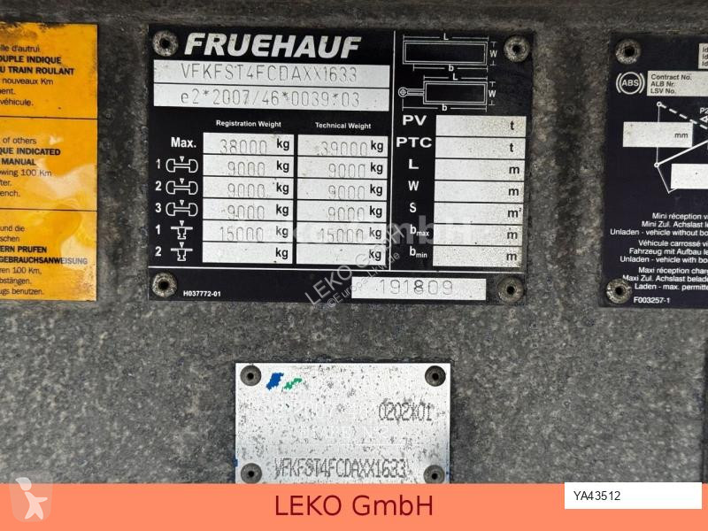 Oplegger Fruehauf FST 4 FC