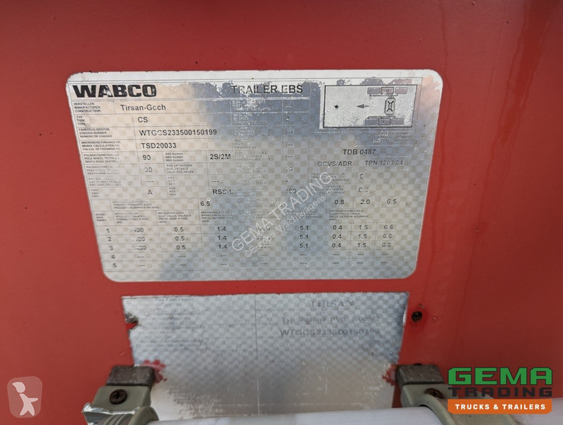 Semiremorca Tirsan Maxima CS 3-Assen SAF ADR...