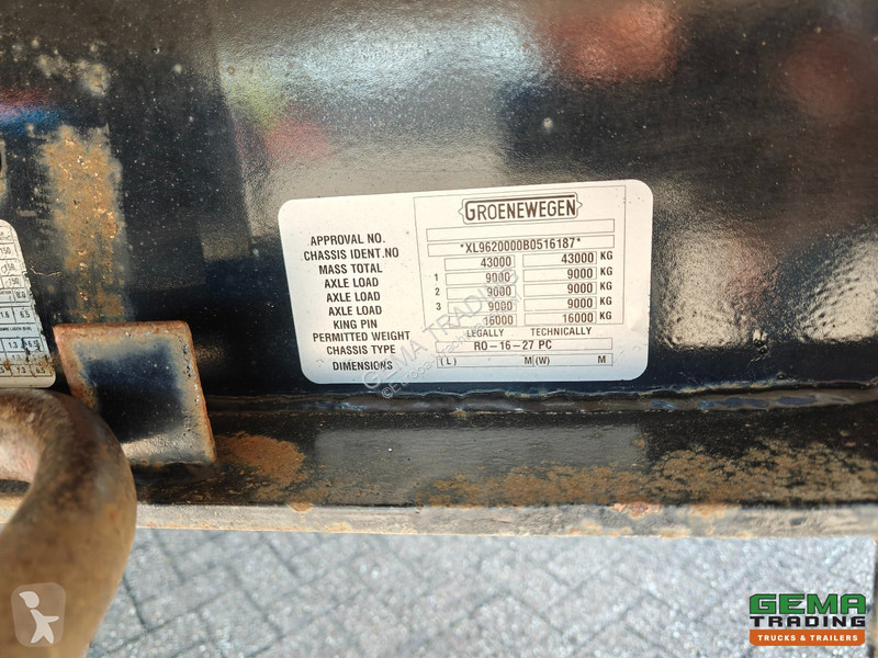 Semiremorca Groenewegen RO-16-27 PC 3-Axle BPW...