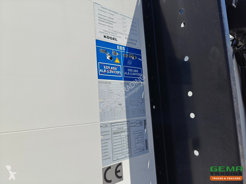 Oplegger Kögel SKH24 3-axle SAF - Closed Body -...