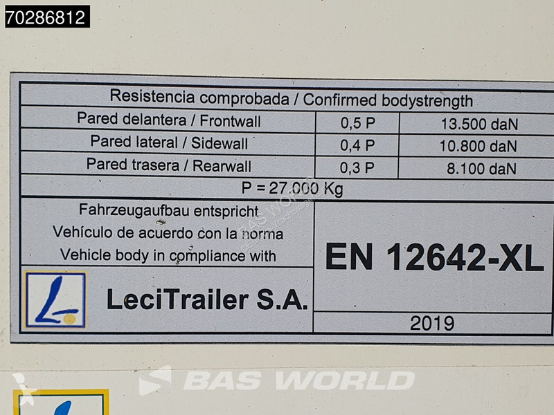 Oplegger Lecitrailer 3E20 Liftachse 93m3