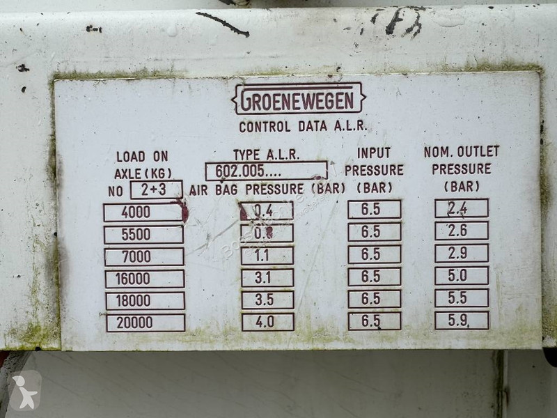 Oplegger Groenewegen DRO-12-20 - Taillift /...