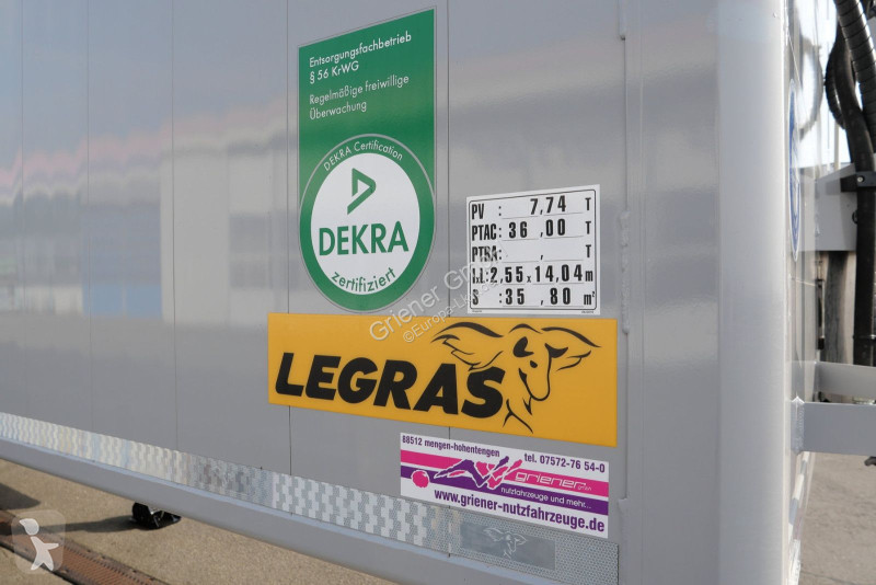 نصف مقطورة Legras C03 S / 92 m³ / 7 mm boden...