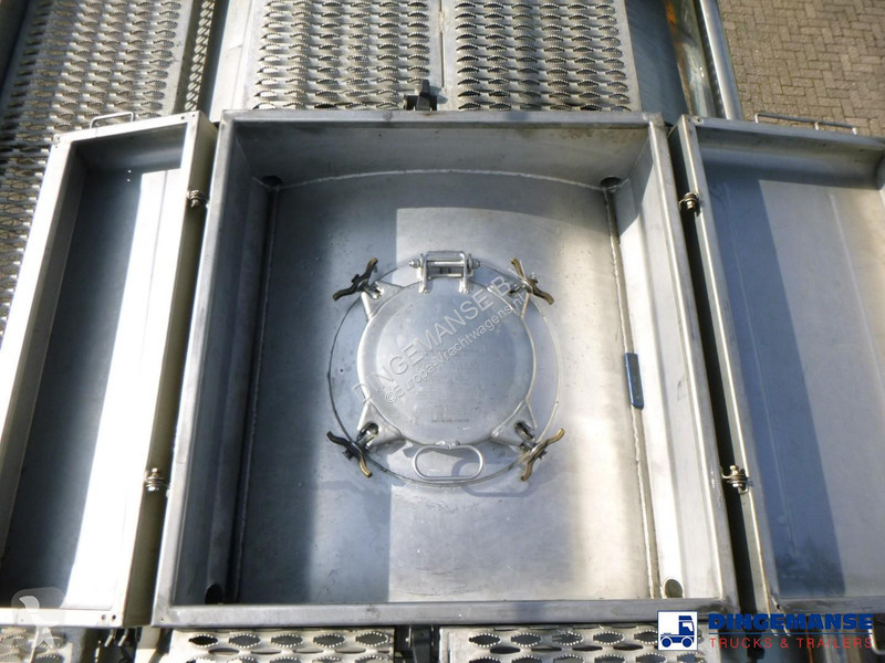 Félpótkocsi  Chemical tank inox 37.5 m3 / 1...