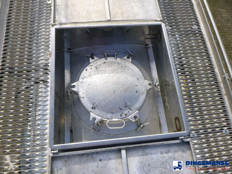 نصف مقطورة LAG Chemical tank inox 37.5 m3 / 1 comp