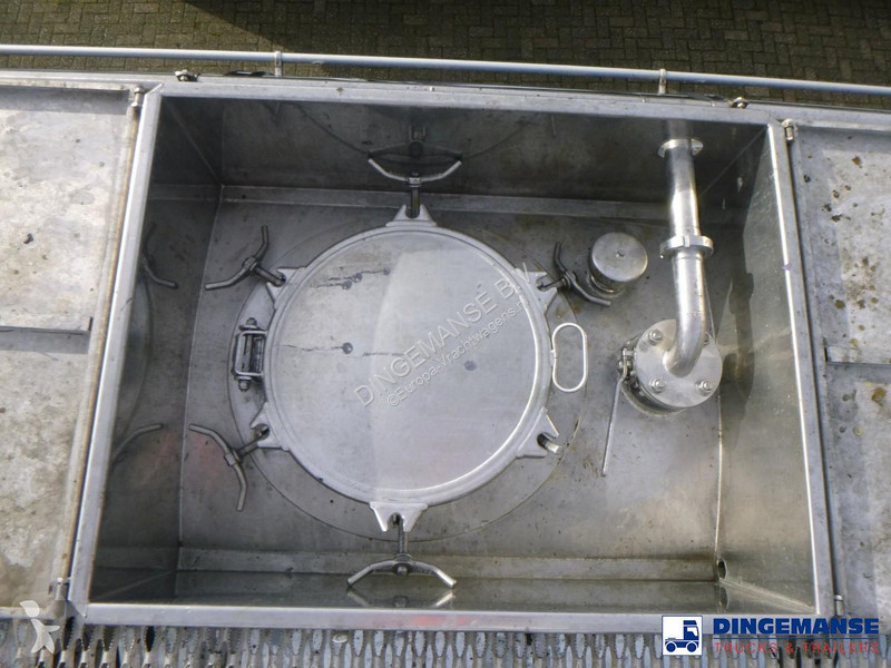 نصف مقطورة Burg Chemical tank inox L4BH 32.5 m3...