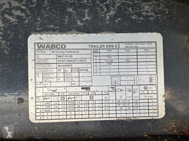 نصف مقطورة  S3-44 PLATFORM L=9031 mm
