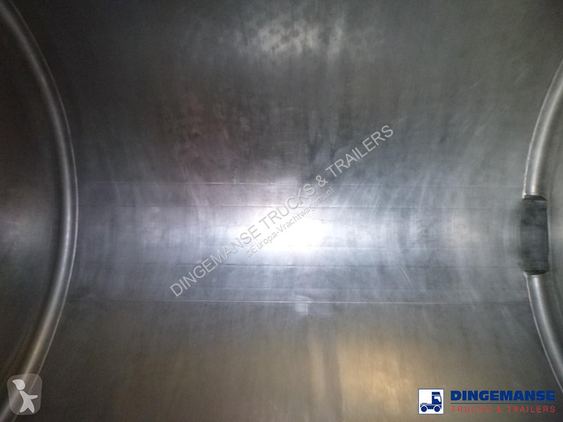نصف مقطورة Burg Chemical tank inox L4BH 32.5 m3...