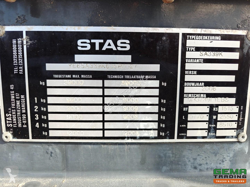 نصف مقطورة Stas SA339K 36.3 m³ - AluBox...