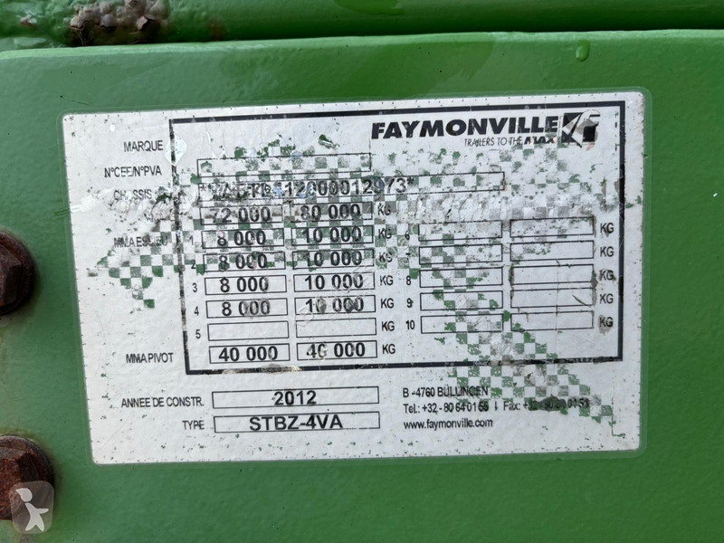 Náves na prepravu strojov Faymonville STBZ-4VA...