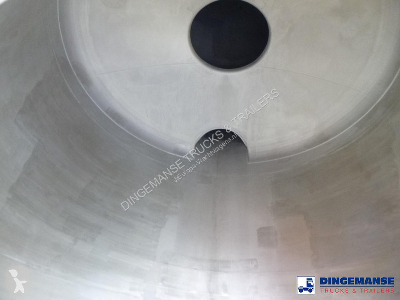 نصف مقطورة Burg Chemical tank inox L4BH 22.5 m3...