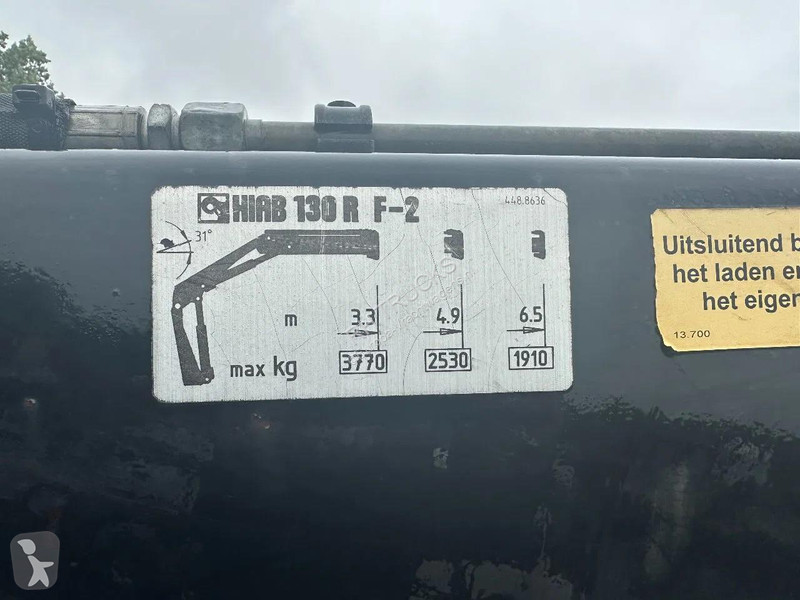 نصف مقطورة KWB P-423-STI-R 3 AXLE BPW + HIAB...