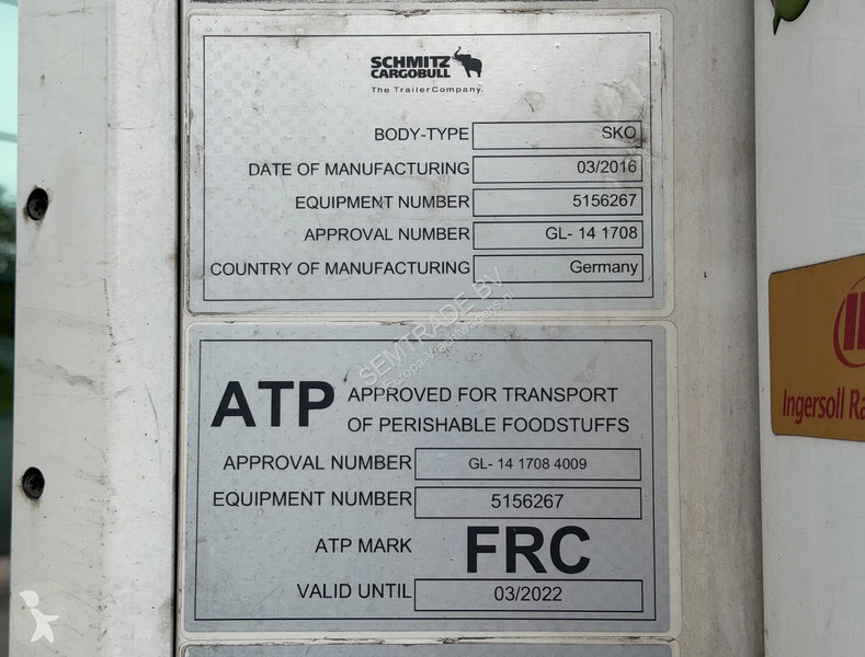 نصف مقطورة Schmitz Cargobull SCB*S3B THERMO...