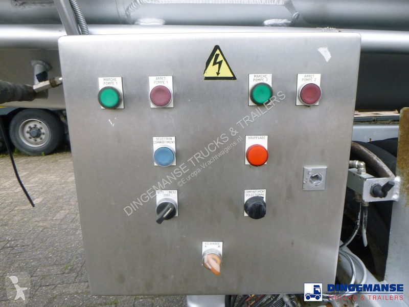 نصف مقطورة Trailor Fuel / oil tank alu 39.9 m3...