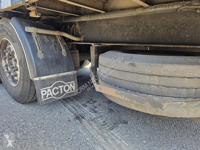 نصف مقطورة Pacton T3 001 /3 axle curtainsider...