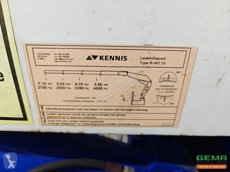 نصف مقطورة Kennis TPD.348.C-B 11.5m Open...