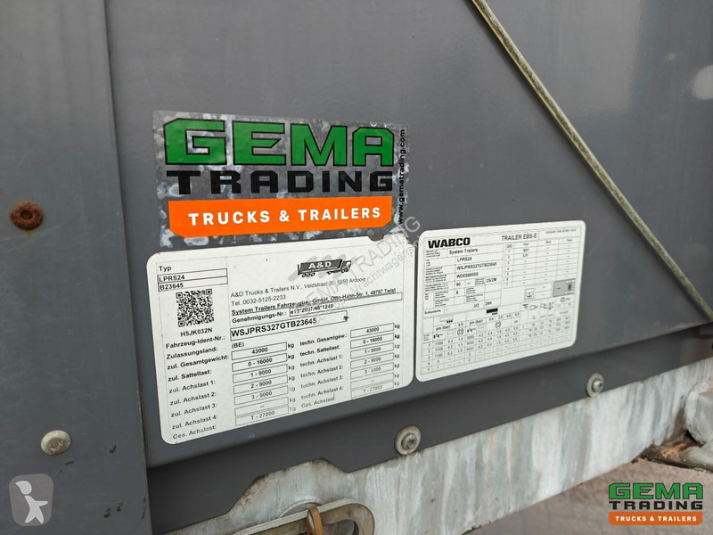 Semi remorque  LPRS24 3-Axle SAF disc - Sliding...