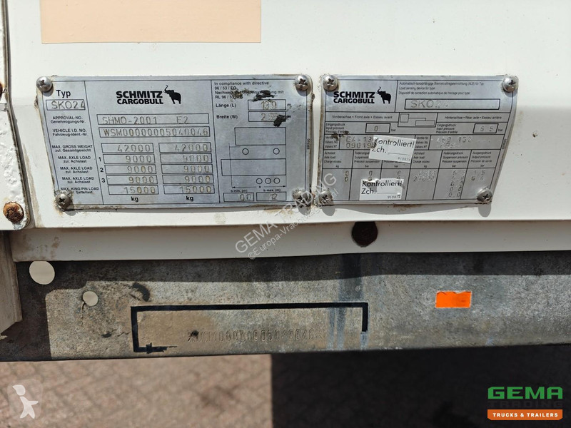 نصف مقطورة Schmitz Cargobull 24 13.6m Insulated...