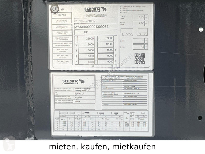 Semirremolque Schmitz Cargobull 24 28 cbm Stahl...