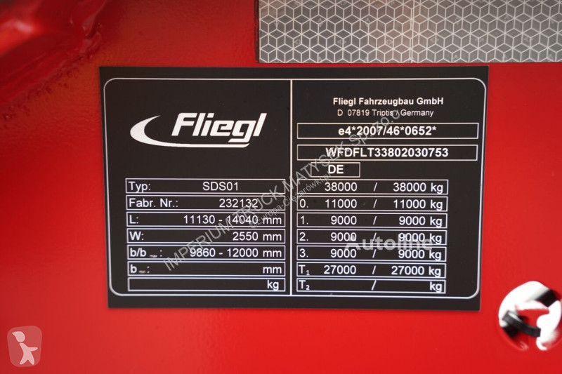 Oplegger Fliegl / NACZEPA PODKONTENEROWA / DO...