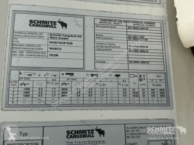 نصف مقطورة Schmitz Cargobull Tiefkühler Standard