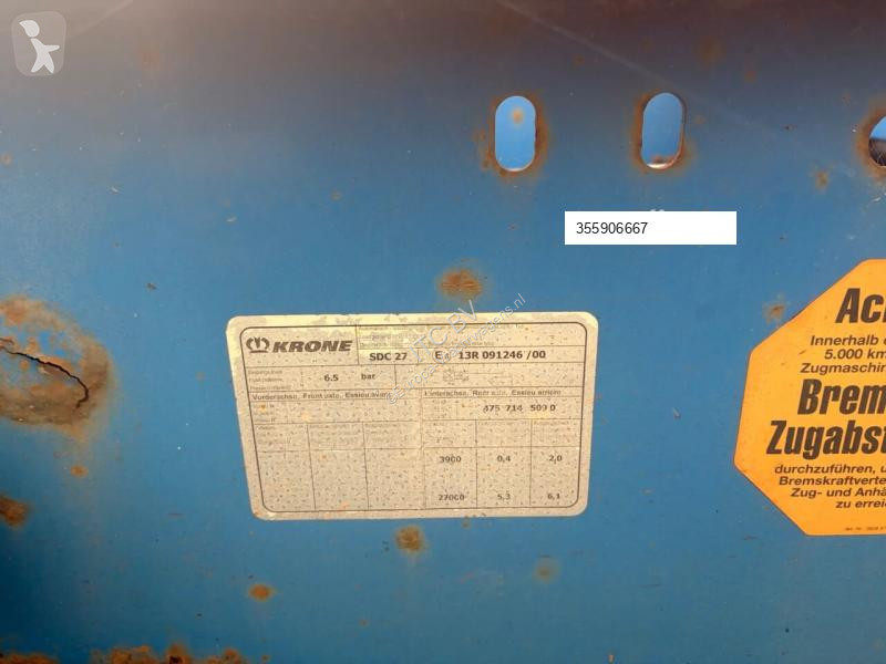 Krone TWISTLOCK / TROMMELREM / BPW semi-trailer
