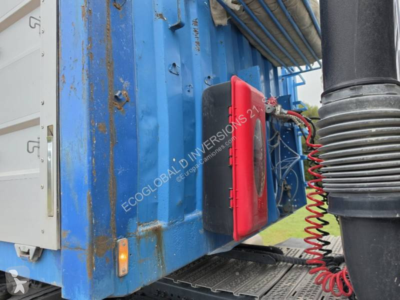 Sættevogn Fruehauf T34C con laterales abatibles...