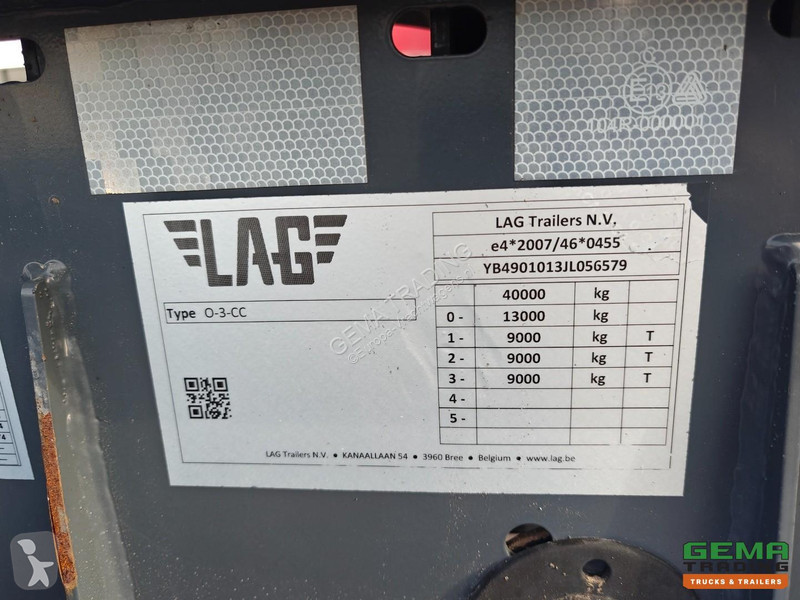 Oplegger LAG O-3-CC 20FT Tipping Chassis -...