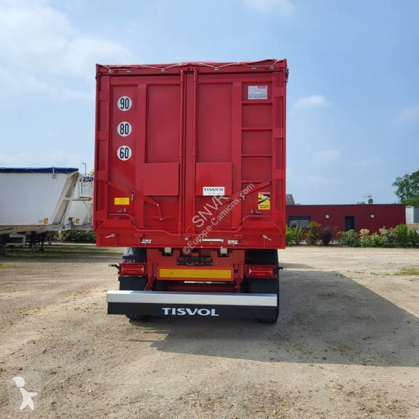 Semitrailer Tisvol Benne céréalière DISPONIBLE