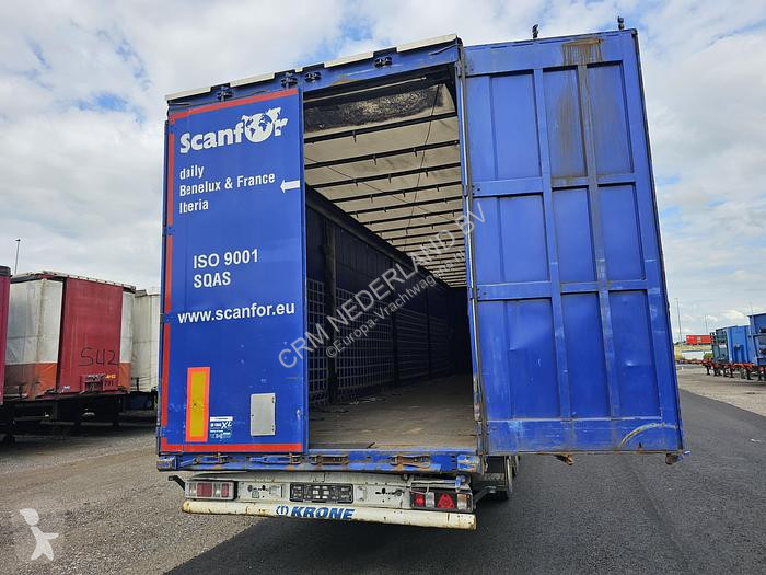 Semitrailer Krone 27 3 AXLE MEGA CURTAINSIDER...
