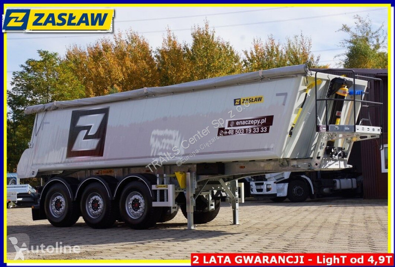 Semi remorque Zasław 28 m³ !! Light UP 4.990 kg...