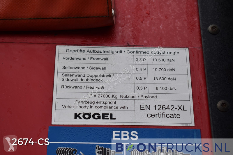 Oplegger Kögel SN 24 | HARDWOOD FLOOR * ALU...