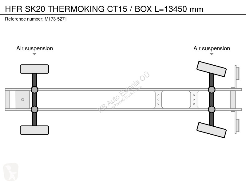 Semi reboque HFR SK20 THERMOKING CT15 / BOX...