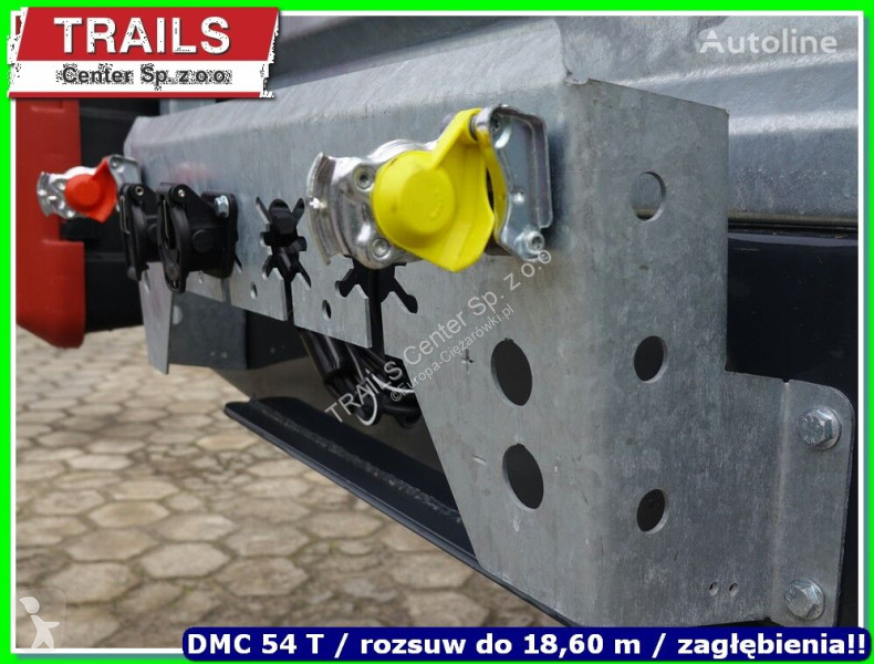 Sættevogn Mega Extandable Low-loader 18.60 m 2...