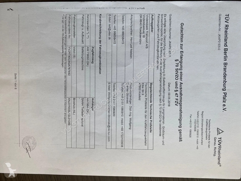 Semiremorca Broshuis 3-AUD-44 | 10280KG EMTY...