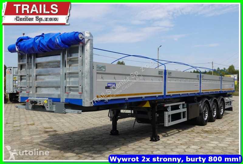 Semiremorca Mega 29 m³ / 12.600 m. 2 x side...