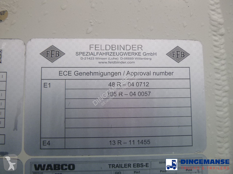 Semi reboque Feldbinder Powder tank alu 36 m3 /...
