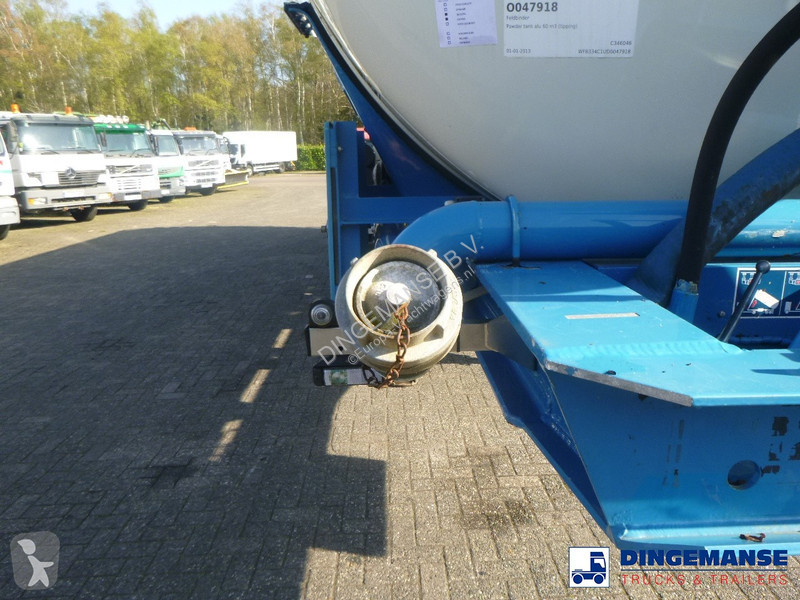 Semi reboque Feldbinder Powder tank alu 60 m3 /...