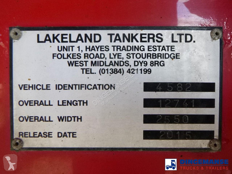 Semi remorque  Fuel tank alu 42.8 m3 / 6 comp +...