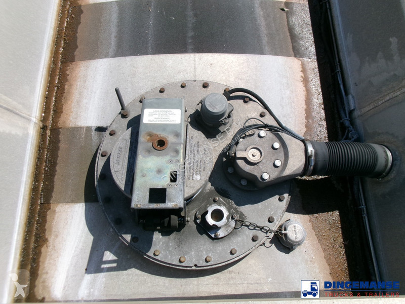 Oplegger  Fuel tank alu 42.8 m3 / 6 comp + pump