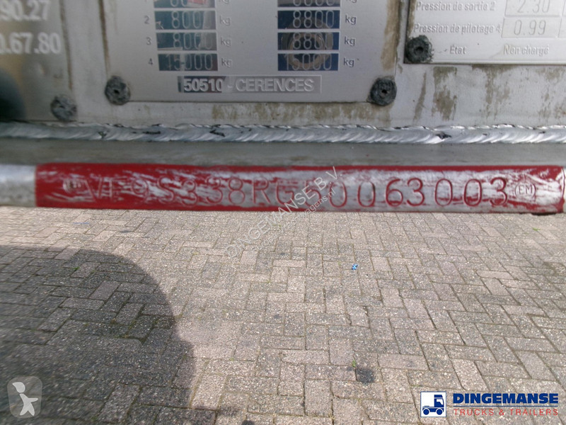 Semiremorca Maisonneuve Bitumen tank inox 33.8...