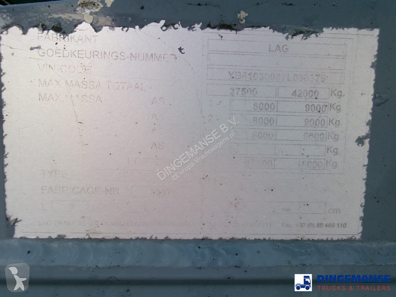 Semiremorca LAG Fuel tank alu 45.2 m3 / 6 comp...