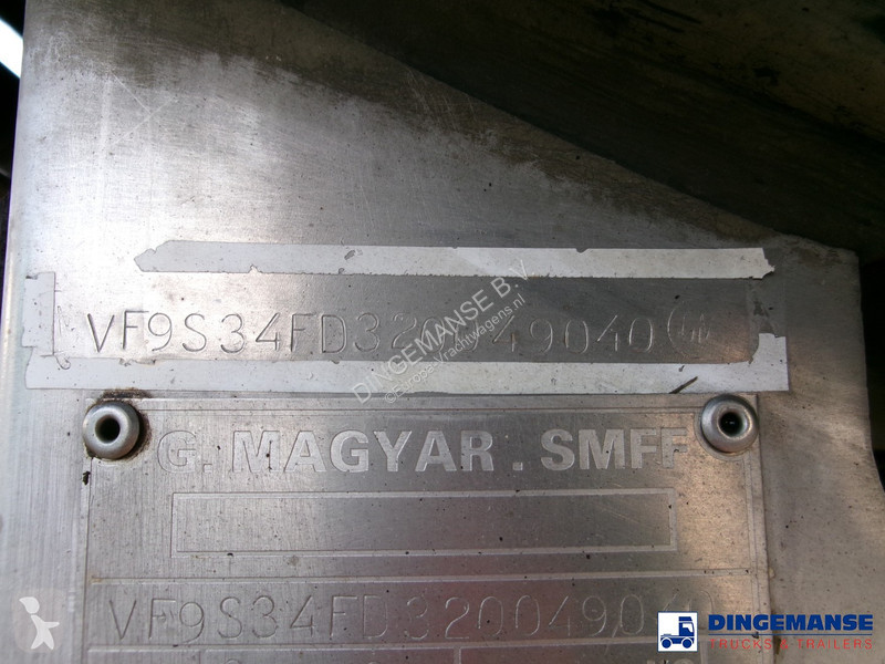 Semiremorca Magyar Bitumen tank inox 29.5 m3 /...