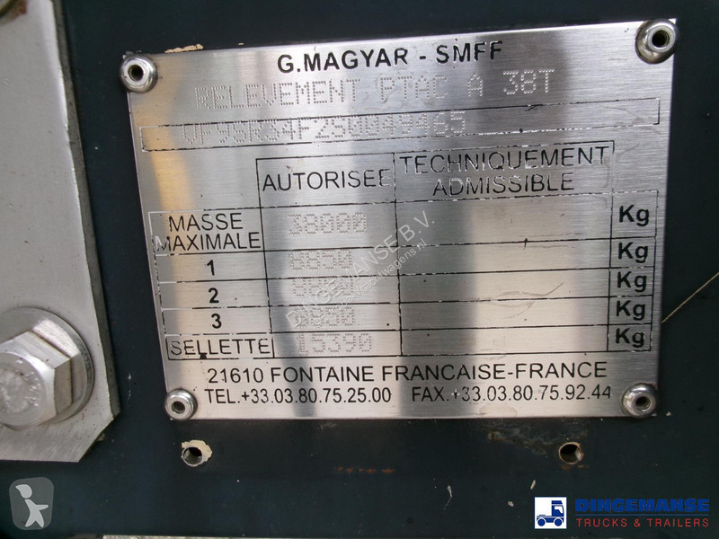 Semiremorca Magyar Bitumen tank inox 32 m3 / 1...