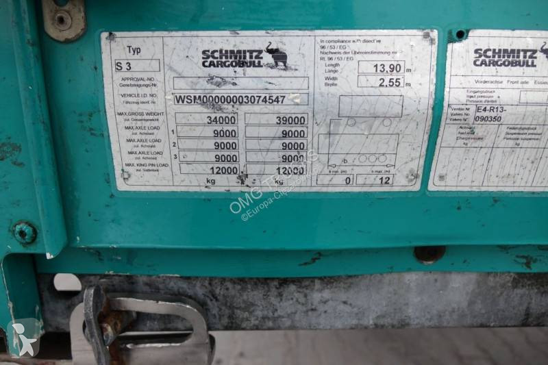 Semiremorca Schmitz Cargobull FIRANKA/ VARIOS /...