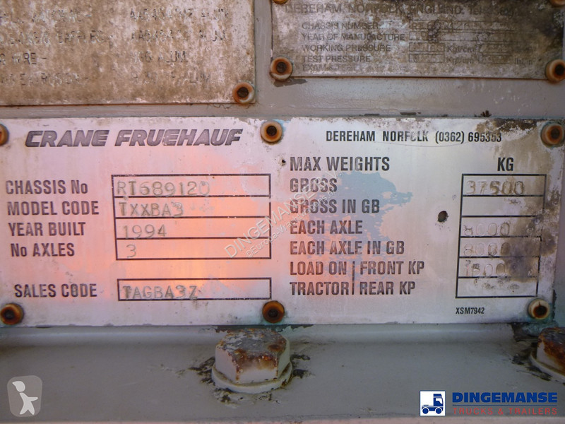 Semirimorchio  Fuel tank alu 40.4 m3 / 6 comp