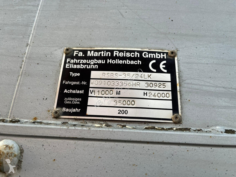 Semiremorca Reisch RSBS-35/24LK BOX L=13525 mm